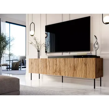 Obývací pokoj TV stolek JUNGLE RTV - dub wotan mat - SLEVA 3% s kodem radost25