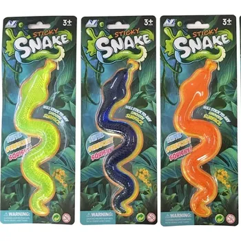 Hračka pro psa lepkavý had – zábavná gumová hračka