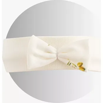 Kojenecká čepice Dětská čelenka z organické bavlny New Baby Olivy