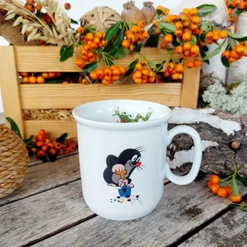 GASTON hrnek 245 ml, Krteček a rýč, Thun 1794 (Porcelánový hrnek 1. jakost)