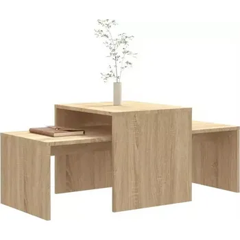 Konferenční stolek Konferenční stolek, sada, dřevo, dub sonoma, DAMOLI