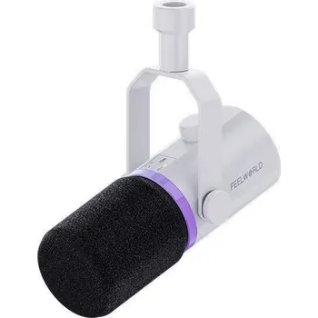 Mikrofon Feelworld PM1 with stand white