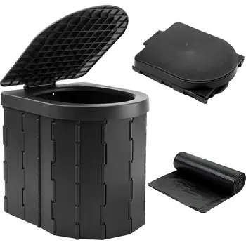 Chemické WC TURISTICKÁ TOALETA MOBILNÍ WC PŘENOSNÁ KEMPINGOVÁ NA ZAHRADU POD STAN