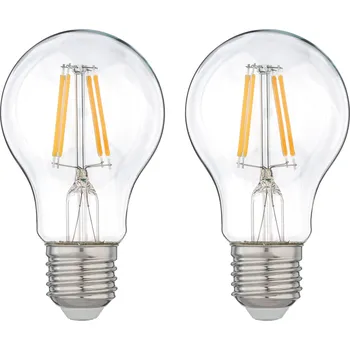 Žárovka LIVARNO® Filamentová LED žárovka (koule E27 4,2 W, 2 kusy)