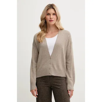 Dámský svetr Kardigan s příměsí vlny United Colors of Benetton 102HD6052 béžová 80C, vel. M