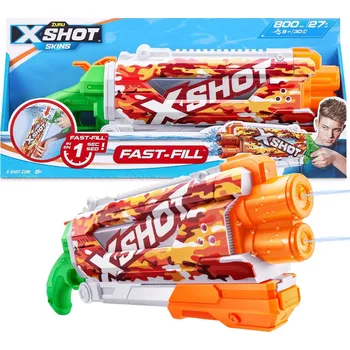 Dětská zbraň Vodní pistole ZURU X SHOT SKINS Fast-Fill Sun Camo 49 cm