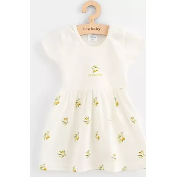 Dámské šaty Dětské šaty z organické bavlny s krátkým rukávem NEW BABY Olivy