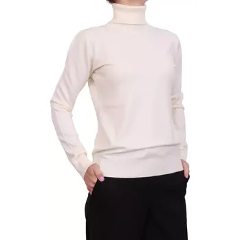 Dámské tričko Dámský elegantní rolák Marinello 16232 off white velikost S