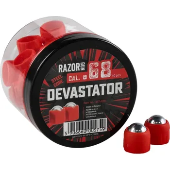 Airsoftová kulička RazorGun Devastator 9,6 g 40 ks červené