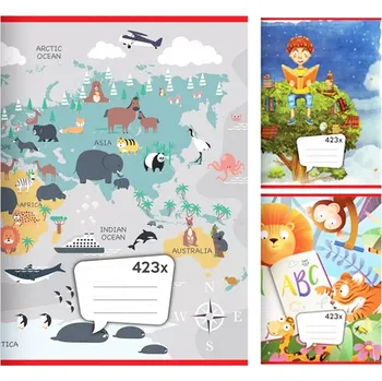 Sešit JUNIOR Sešit A4 20 listový linkovaný 423x