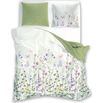 Povlečení FARO Francouzské povlečení Letní louka Bavlna, 220/200, 2x70/80 cm