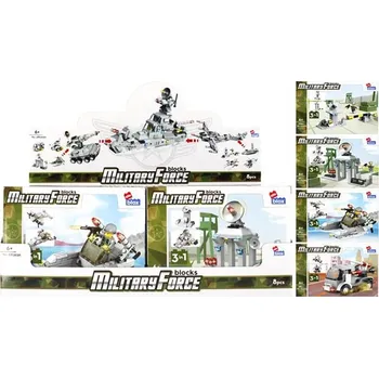 ostatní stavebnice Stavebnice Military Force – 8 variant vojenských modelů
