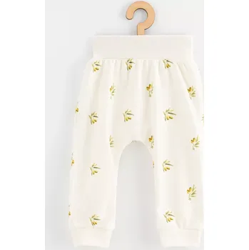Dojenecké kalhoty z organické bavlny NEW BABY Olivy 80 (9–12 měsíců)