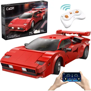 RC model auta Stavebnice CaDA RC sportovní auto Red Shadow 1:20, 328 dílků