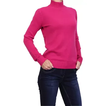 Dámský svetr Dámský svetr se stojáčkem Marinello 16245 fuchsia velikost S