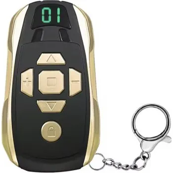 Dálkový ovladač Univerzální dálkové ovládání 20 v 1 pro garážová vrata a vjezdové brány - zlatá