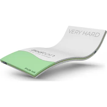 Matrace BEDTON TOPPER PUR VERY HARD 90x195x5 BAMBOO podšitý rounem