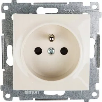 Elektrická zásuvka Elektrická Zásuvka zásuvka Kontakt-simon béžová