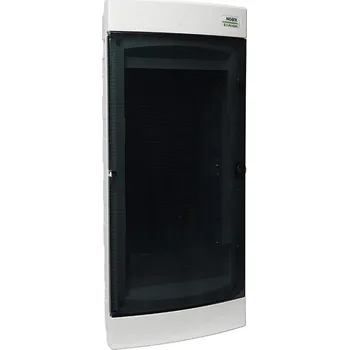 Rozvaděč Plastová IT rozvodnice, průhledné dveře, montáž pod omítku, IP40, 3 řady, 3x12 modulů PNF-MM 36T *113420 Noark