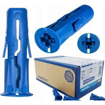 Vrták Univerzální hmoždinky Rawlplug UNO 8x32mm do betonu a sádrokartonu, 100 ks