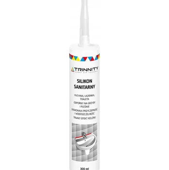 stavební silikon SANITÁRNÍ SILIKON 300ML BÍLÝ TRINNITY