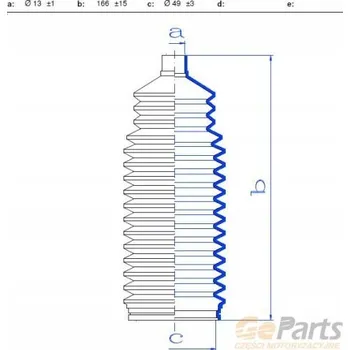 Posilovač řízení 60K2029-JPN/JPN KRYT TYČE ŘÍZENÍ JPN