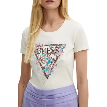 Dámské tričko Guess Jeans W4YI26 J1314 Dámské tričko bílé M