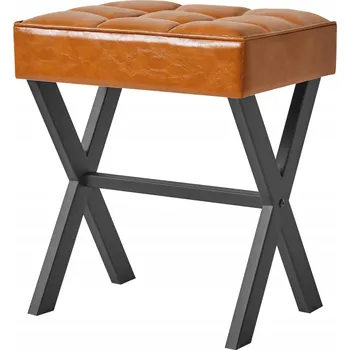 Taburet Taburet Taburet do obývacího pokoje, ložnice, šedá, hnědá