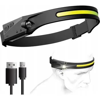 Čelovka Čelovka LED XPE COB s pohybovým senzorem