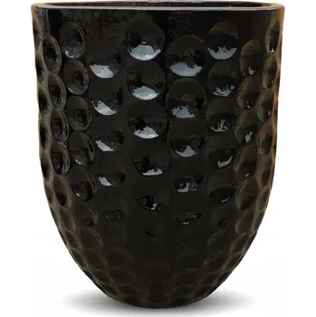Květináč Květináč keramický 23 cm černý
