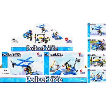 ostatní stavebnice Stavebnice policie s figurkou – 4 varianty