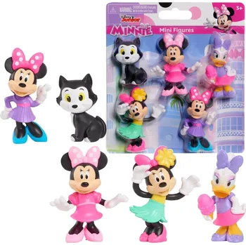 Figurka Sada minifigurek DISNEY JUNIOR Minnie Mouse – 5 sběratelských postaviček