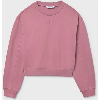 Dívčí mikina Dětská mikina Mayoral 7422.8C.Junior.9BYA růžová 34X, vel. 157