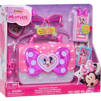 Kosmetická sada Minnie Mouse cestovní sada s perlovou kabelkou a interaktivním smartphonem