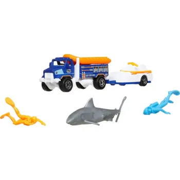 Dětské zboží Matchbox Adventure MBX Ocean Rescue záchranný set s vozidly a doplňky