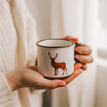 HOMLA Kameninový hrnek Ervik na espresso