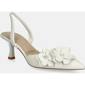 Dámské lodičky Kožené lodičky Aldo LEILANIA béžová barva, na nízkém podpatku, s odkrytou patou, 13966836 01X, EUR 40