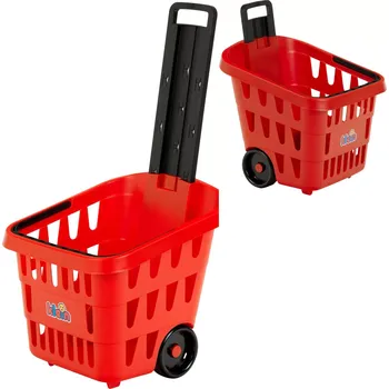 Hra na obchod Klein Nákupní vozík červený