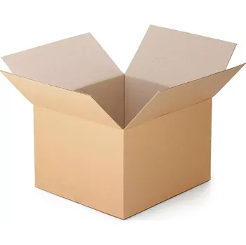 Obalový materiál CARERO Kartonová krabice klopová 400 x 400 x 350 mm třívrstvá