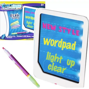 Magický led tablet pro děti se světlem