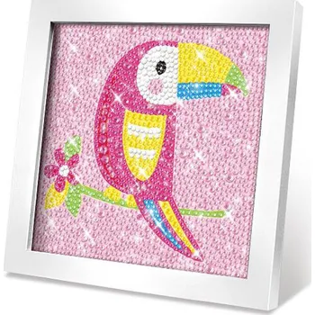 Výtvarná sada Obrázek s kamínky - papoušek