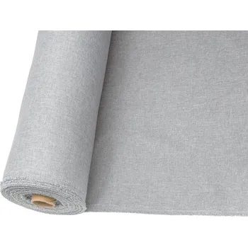 Galanterie Mirtex Tkanina OXFORD LINEN 200/L91 Stříbrná Silver šíře 160cm Velkoobchod Ceník: VELKOOBCHOD: po celých rolích, bez odvíjení