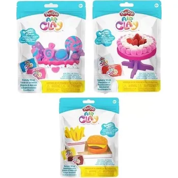 Modelovací hmota PlayDoh Air Clay v sáčku Burger Shop