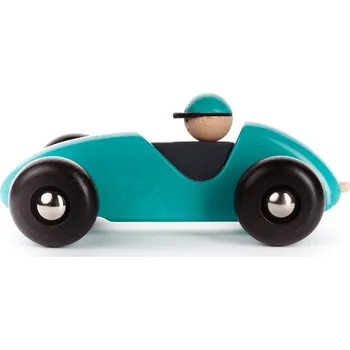 autíčko Bajo Dřevěná LR závodní auto / červené, modré Barva: Modrá