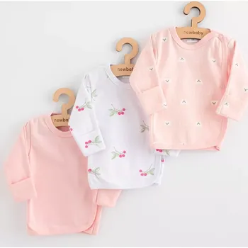 kojenecká košilka new baby classic ii, sada 3 ks, dívka, vel. 56 (0–3 měsíce)