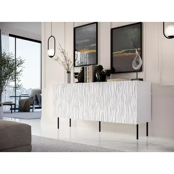 Komoda Komoda JUNGLE 152 - bílá mat - SLEVA 3% s kodem radost25