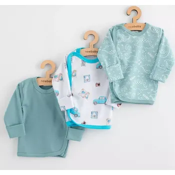 kojenecká košilka new baby classic ii, 3 ks, pro chlapce, vel. 62 (3–6 m)