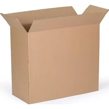 Obalový materiál CARERO Kartonová krabice klopová 600 x 400 x 1200 mm pětivrstvá