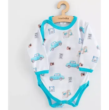 Kojenecký body kojenecké body s celopropínáním new baby classic ii cars, vel. 68