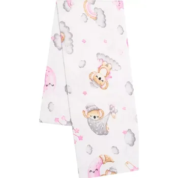 Plena flanelová plenka s potiskem new baby koala růžová